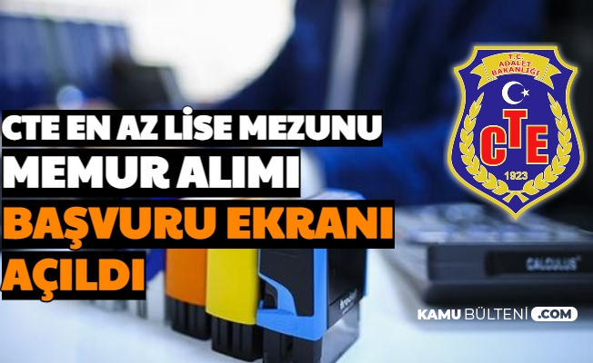 Cte En Az Lise Mezunu Memur Alimi Basvurusu E Devlet Te Basladi Katip Ve Ogretmen Alimi