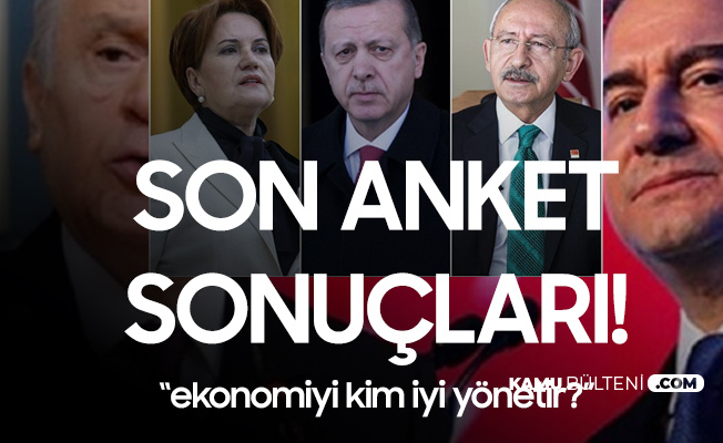 Ekonomi Anketinin Sonuçları Açıklandı! Ekonomi Konusunda En Güvenilir İsim Erdoğan Oldu Ekonomi Anketinin Sonuçları Açıklandı! Ekonomi Konusunda En Güvenilir İsim Erdoğan Oldu