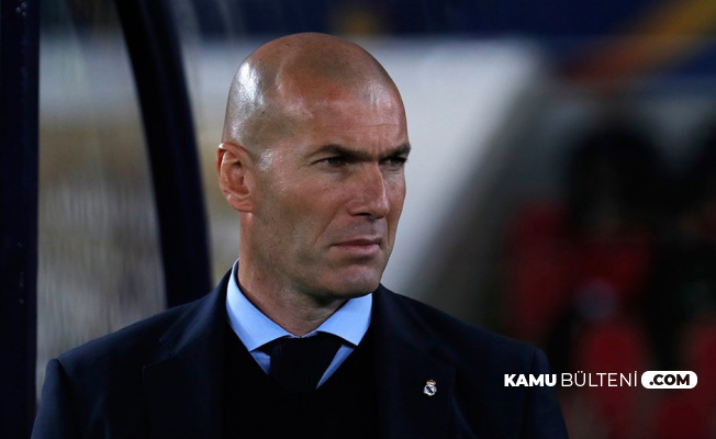 Real Madrid Teknik Direktörü Zidane Koronavirüse Yakalandı
