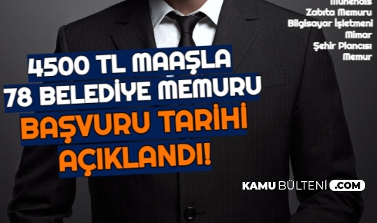 4500 tl maasla belediye memuru alimi