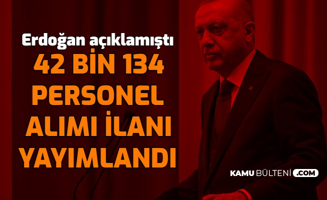 erdogan in aciklamasi sonrasi is ilanlari yayimlandi turkiye geneli 42 bin 134 personel alimi basvurusu iskur da