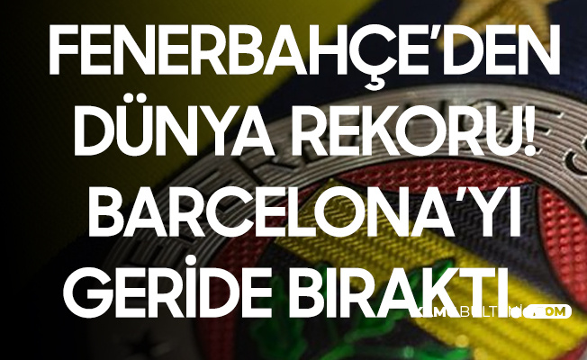 Fenerbahçe'den Dünya Rekoru! Sosyal Medyada En Üst Sırayı Ele Geçirdi Fenerbahçe'den Dünya Rekoru! Sosyal Medyada En Üst Sırayı Ele Geçirdi