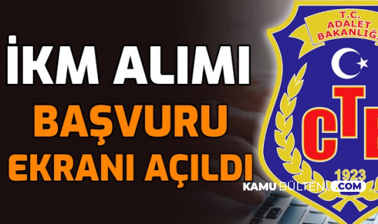 ikm alimi basvuru ekrani acildi iste cte infaz koruma memuru alimi
