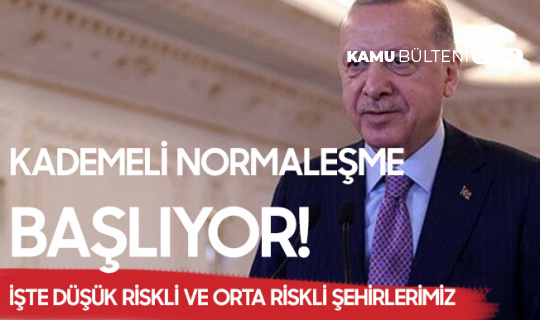 Normalleşme Süreci Başlıyor! İşte Düşük ve Orta Riskli Şehirler