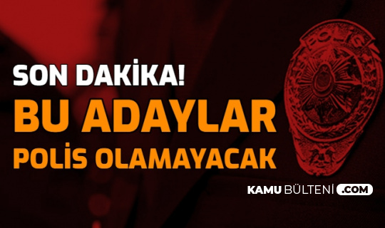 Pomem Polis Aliminda Surec Basliyor Bu Adaylar Polis Olamayacak