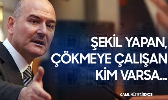 İçişleri Bakanı Net Konuştu: Şekil Yapan , Çökmeye Çalışan Kim Varsa... İçişleri Bakanı Net Konuştu: Şekil Yapan , Çökmeye Çalışan Kim Varsa...