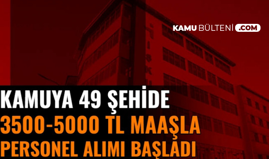 49 sehirde kamuya kpss siz personel