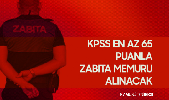 Altınbaşak Belediyesi'ne Zabıta Memuru Alınacak (KPSS En Az 65 Puan, Önlisans Mezuniyet Şartı)