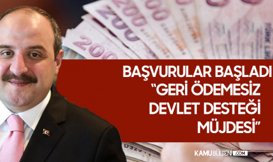 Bakan Varank Müjdeledi: KOBİ'lere 300 Bin Lira Geri Ödemesiz, Toplamda 1 Milyon Liraya Kadar Devlet Desteği