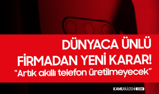 Dünyaca Ünlü Şirket, Akıllı Telefon Birimini Kapatma Kararı Aldı Dünyaca Ünlü Şirket, Akıllı Telefon Birimini Kapatma Kararı Aldı