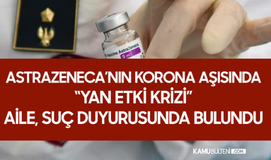 Fransa'da AstraZeneca Krizi Büyüyor! Koronavirüs Aşısından Sonra Ölen Kişinin Ailesi Suç Duyurusunda Bulundu Fransa'da AstraZeneca Krizi Büyüyor! Koronavirüs Aşısından Sonra Ölen Kişinin Ailesi Suç Duyurusunda Bulundu