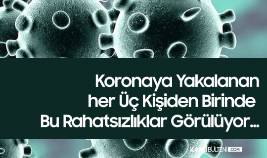 Koronaya Yakalanan Her Üç Kişiden Birinde Bu Rahatsızlık Görülüyor