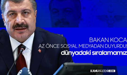 Türkiye'nin Dünyadaki Aşı Sıralaması Açıklandı Türkiye'nin Dünyadaki Aşı Sıralaması Açıklandı