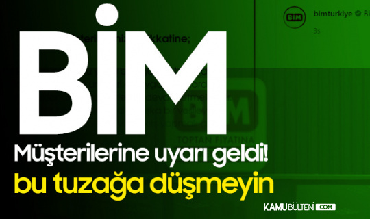 BİM'den Açıklama Geldi! Hediye, İkramiye Çeki ve Diğer Paylaşımlara Dikkat! BİM'den Açıklama Geldi! Hediye, İkramiye Çeki ve Diğer Paylaşımlara Dikkat!