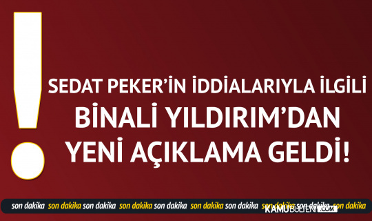Binali Yıldırım'dan Yeni Açıklama Geldi! Hukuki Yoldan da Hakkımızı Arayacağız Binali Yıldırım'dan Yeni Açıklama Geldi! Hukuki Yoldan da Hakkımızı Arayacağız