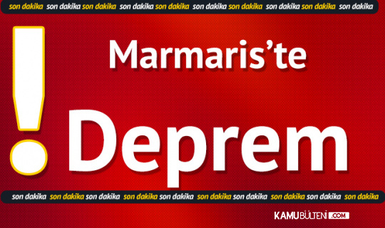 Marmaris'te Deprem Meydana Geldi Marmaris'te Deprem Meydana Geldi