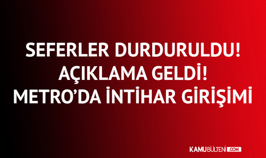 Metro İstasyonunda İntihar Girişimi Metro İstasyonunda İntihar Girişimi
