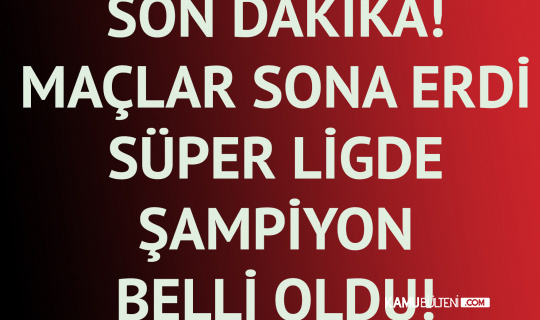 Son Dakika! Süper Lig'de Şampiyon Belli Oldu! 2020-2021 Sezonunda "Şampiyon Beşiktaş" Son Dakika! Süper Lig'de Şampiyon Belli Oldu! 2020-2021 Sezonunda "Şampiyon Beşiktaş"