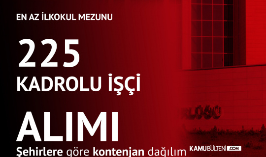 iskur uzerinden 14 sehirde 225 kadrolu temizlik gorevlisi alimi basvurulari basladi iste sehirlere gore kontenjan dagilimi