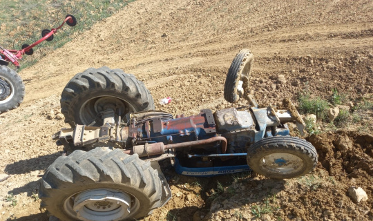 Simav’da traktör kazası: 1 ölü