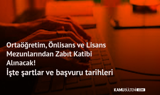 yargitay baskanligi 100 zabit katibi alimi mezuniyetlere gore kontenjan dagilimi