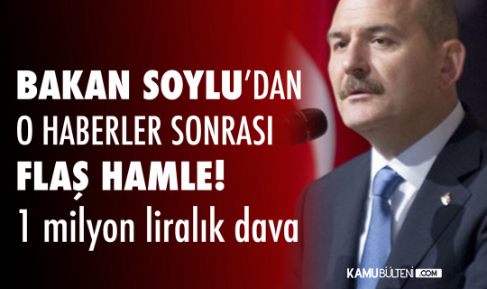 Bakan Soylu’dan Cumhuriyet gazetesine 1 milyon liralık dava