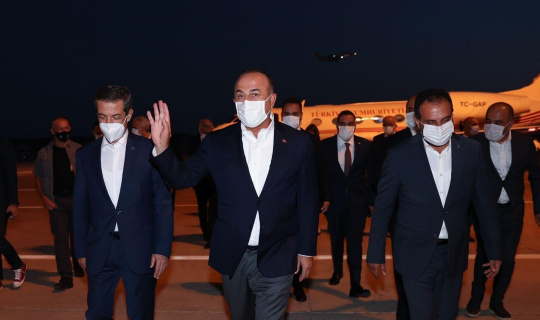 Dışişleri Bakanı Çavuşoğlu, KKTC’de Dışişleri Bakanı Çavuşoğlu, KKTC’de