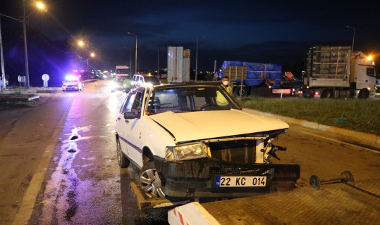 Edirne’de trafik kazası: 4 yaralı