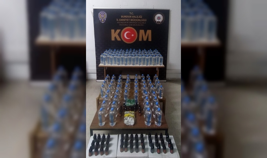 Emniyetten kaçak içki operasyonu