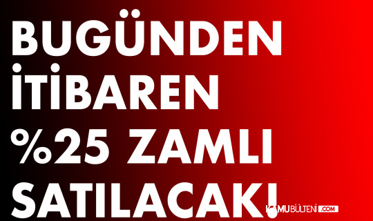 Halk Ekmek’e yüzde 25 zam Halk Ekmek’e yüzde 25 zam