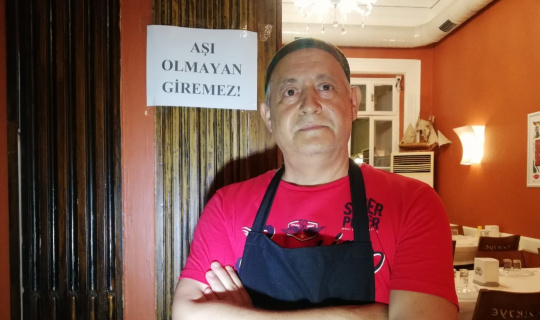 İzmir’de aşı olmayanlar bu restorana giremiyor