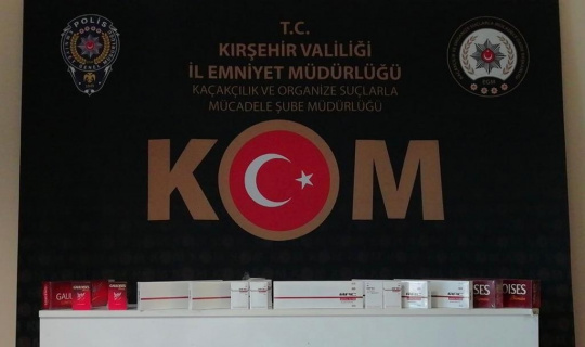 Kırşehir'de Kaçak Sigara Operasyonu Kırşehir'de Kaçak Sigara Operasyonu