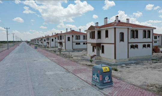 Konya Büyükşehir Dedemli Yerleşkesinde yol çalışmalarını tamamladı Konya Büyükşehir Dedemli Yerleşkesinde yol çalışmalarını tamamladı