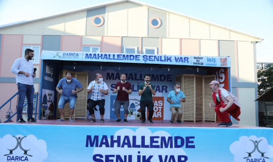 Mahallede şenlik var Mahallede şenlik var