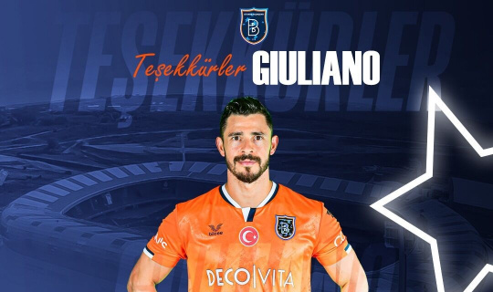 Medipol Başakşehir: "Turuncu-lacivertli formamız altında bir sezon boyunca başarıyla oynayan Giuliano ile karşılıklı anlaşarak yollarımız ayrılmıştır."