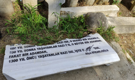 Yazar Hüseyin Nihal Atsız’ın mezarına saldırı