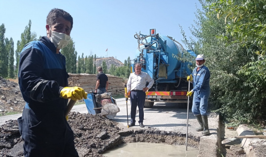 800 hanenin kanalizasyon sorunu giderildi 800 hanenin kanalizasyon sorunu giderildi