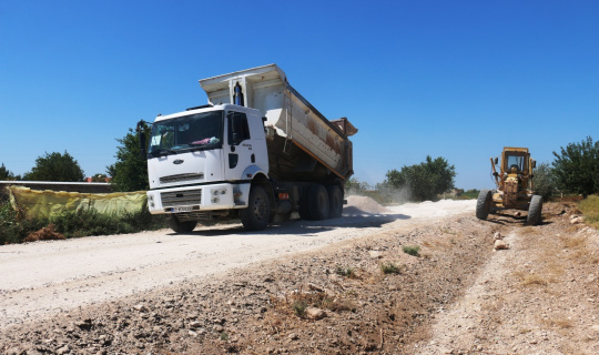 Akçakale’de yeni yol çalışması