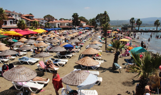 Akyaka yerli turiste kaldı
