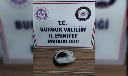 Burdur polisinden uyuşturucu operasyonu: 1 tutuklama Burdur polisinden uyuşturucu operasyonu: 1 tutuklama