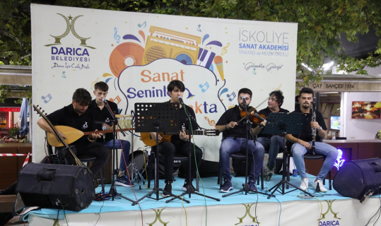 Darıca’da sanat sokakta Darıca’da sanat sokakta