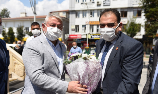 Filistin Kalkilya heyeti kardeş şehir Çorum’a geldi
