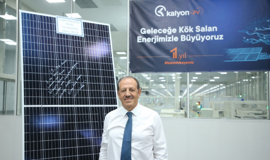 Kalyon Güneş Teknolojileri Fabrikası 1 yılda 1 milyon panel üretti