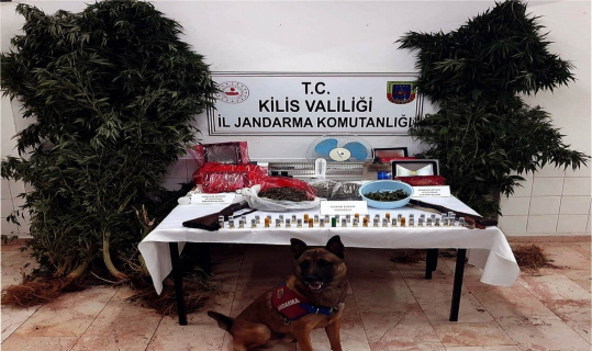 Kilis’te uyuşturucu operasyonu Kilis’te uyuşturucu operasyonu