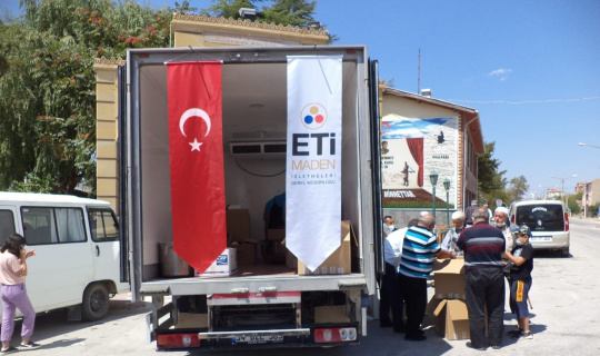 Kırka’da Muharrem ayı nedeniyle aşure dağıtıldı