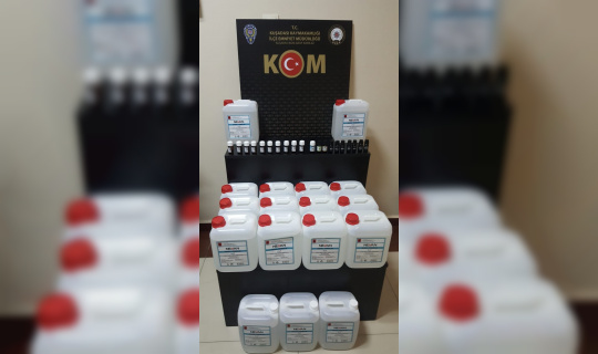 Kuşadası’nda kaçak içki operasyonu Kuşadası’nda kaçak içki operasyonu