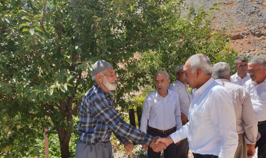 Milletvekili Taş, Çelikhan’ın tüm köy ve mezralarını gezdi