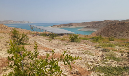 Samsat’ta güneş enerjisi ile tarımsal sulama yapılıyor