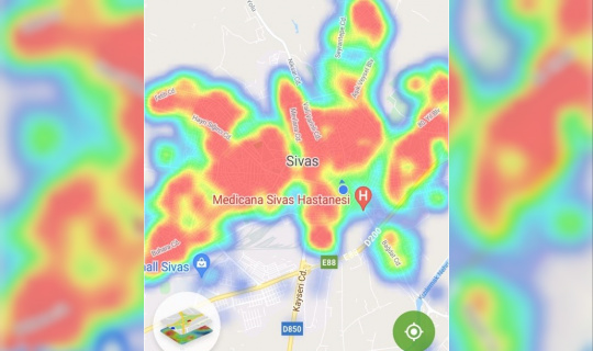 Sivas’ın corona virüs risk haritası kırmızı alarm veriyor Sivas’ın corona virüs risk haritası kırmızı alarm veriyor