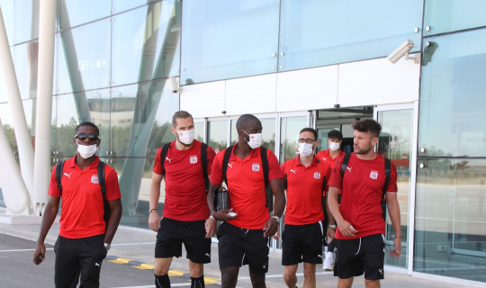Sivasspor kafilesi Trabzon’a ulaştı